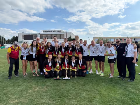 Die deutsche Nationalmannschaft in Trebic